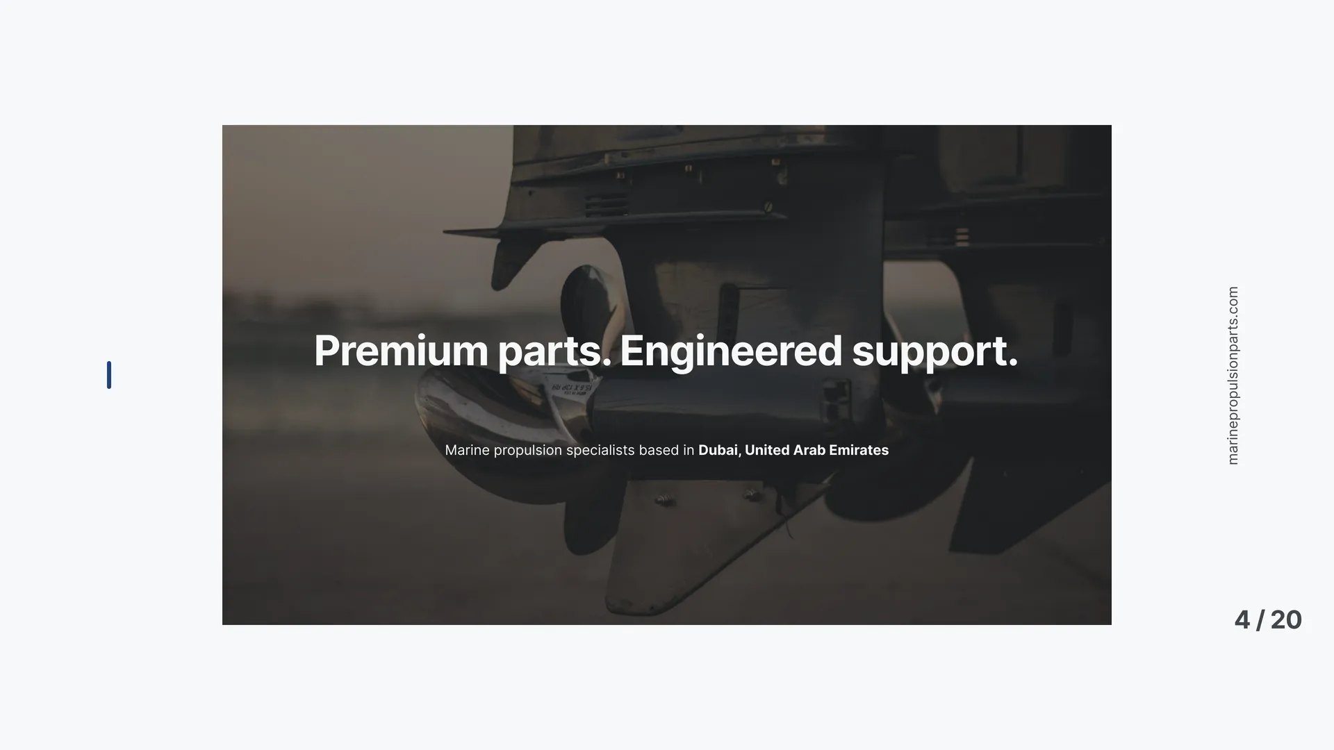 Premium parts. Engineered support.